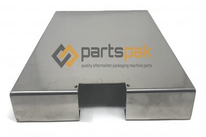Rear infeed guard - stainless 70mm